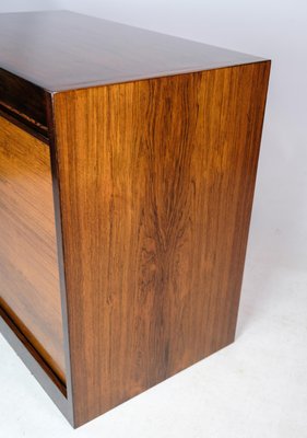 Danish Rosewood Cabinet with Pull-Up Door, 1960s-UY-1425724