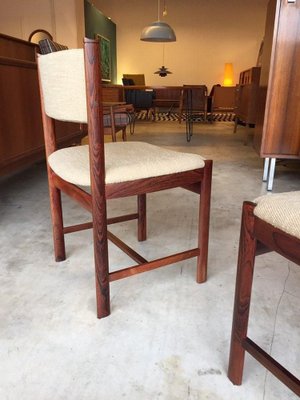 Danish Rosewood Chairs, 1960s, Set of 6-WSA-831284