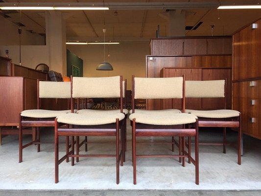 Danish Rosewood Chairs, 1960s, Set of 6-WSA-831284