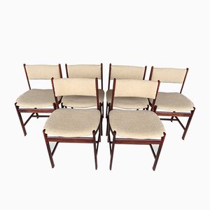 Danish Rosewood Chairs, 1960s, Set of 6-WSA-831284