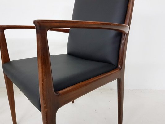 Danish Rosewood Dining Chairs, 1950s, Set of 4-ZO-560465