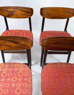 Danish Rosewood Dining Chairs, 1960s, Set of 4-UY-952743