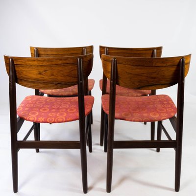 Danish Rosewood Dining Chairs, 1960s, Set of 4-UY-952743