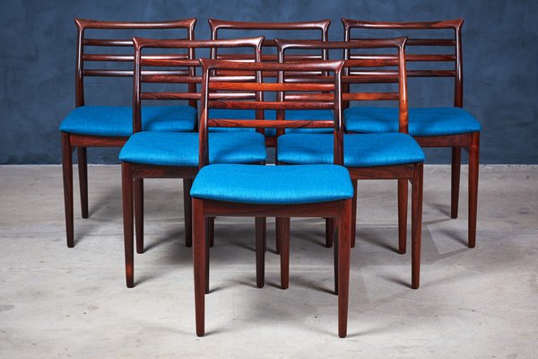 Danish Rosewood Dining Chairs by Erling Torvits for Sorø Stolfabrik, 1960s, Set of 6-ZGQ-1769575