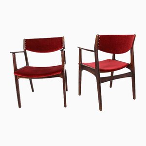 Danish Rosewood Dining Chairs by Henning Kjærnulf for Sorø Stolefabrik, 1960s, Set of 2-GEK-640825