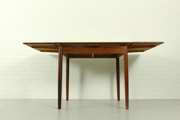 Danish Rosewood Dining Table attributed to Niels O Moller for Jl Moller, Denmark, 1960s-ZA-2038082