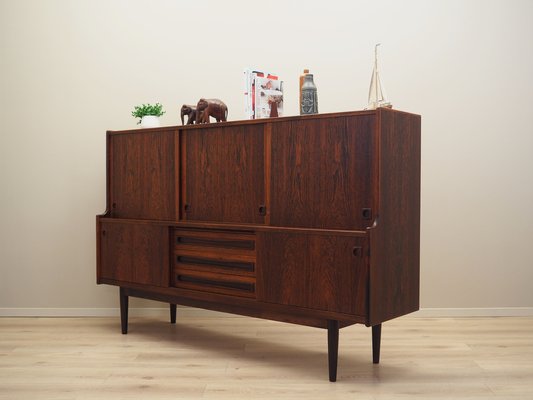 Danish Rosewood Highboard by Johannes Andersen for Skaaning Furniture, 1960s-VND-1787463