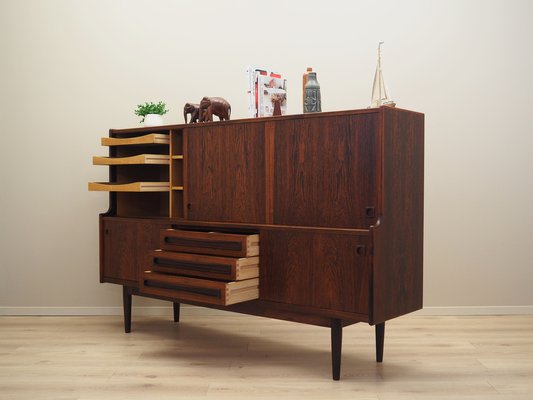 Danish Rosewood Highboard by Johannes Andersen for Skaaning Furniture, 1960s-VND-1787463