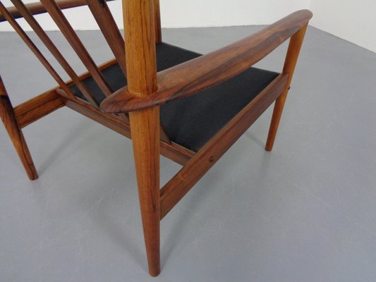 Danish Rosewood Model 56 Armchair by Grete Jalk for Poul Jeppesen, 1960s-RDW-1286944