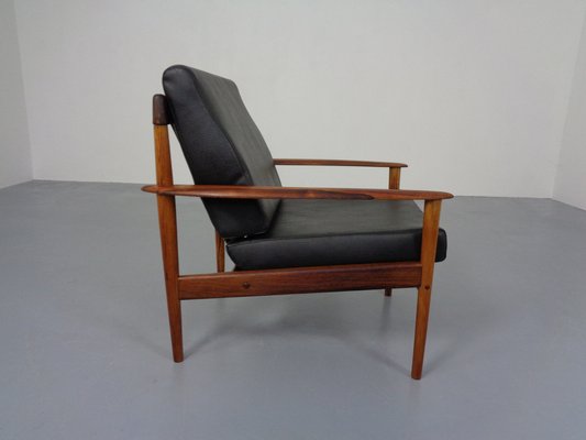 Danish Rosewood Model 56 Armchair by Grete Jalk for Poul Jeppesen, 1960s-RDW-1286944