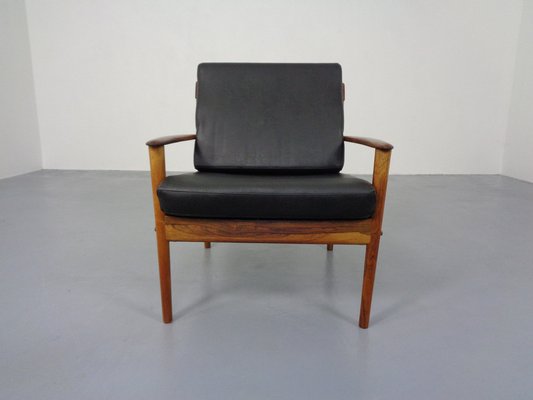 Danish Rosewood Model 56 Armchair by Grete Jalk for Poul Jeppesen, 1960s-RDW-1286944