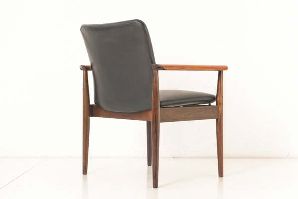 Danish Rosewood Model FD 901 Diplomat Armchair by Finn Juhl for France & Søn / France & Daverkosen, 1960s-LOB-726578