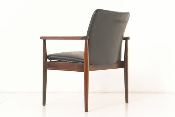 Danish Rosewood Model FD 901 Diplomat Armchair by Finn Juhl for France & Søn / France & Daverkosen, 1960s-LOB-726578