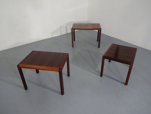 Danish Rosewood Nesting Tables, 1960s, Set of 3-RDW-586419