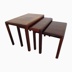 Danish Rosewood Nesting Tables, 1960s, Set of 3-RDW-586419