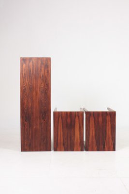 Danish Rosewood Nesting Tables by Severin Hansen for Haslev Møbelsnedkeri, 1960s, Set of 3-FK-600722