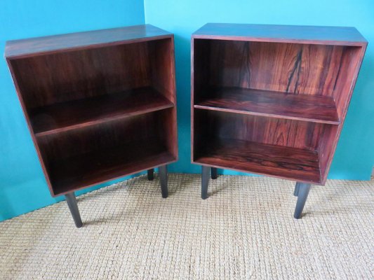 Danish Rosewood Nightstands by Poul Hundevad, 1960s, Set of 2-AC-693179