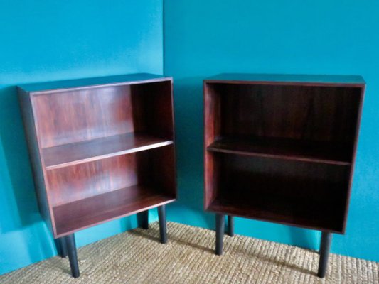 Danish Rosewood Nightstands by Poul Hundevad, 1960s, Set of 2-AC-693179