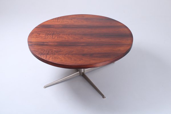 Danish Rosewood Round Coffee Table, 1960s-XT-2016195