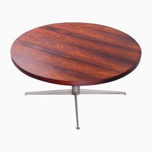 Danish Rosewood Round Coffee Table, 1960s-XT-2016195