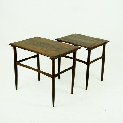 Danish Rosewood Side Tables by Poul Hundevad for fabian, 1960s, Set of 2-MH-753887