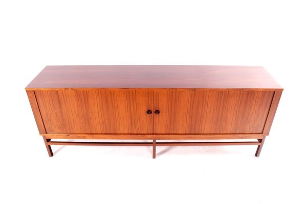 Danish Rosewood Sideboard with Tambour Doors, 1960s-XWB-627726