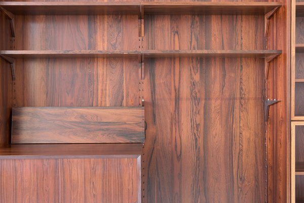 Danish Rosewood Wall Unit by Poul Cadovius for Cado, 1960s-LOB-636098