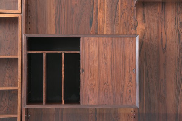 Danish Rosewood Wall Unit by Poul Cadovius for Cado, 1960s-LOB-636098