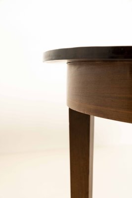 Danish Round Coffee Table in Mahogany, 1960s-UQV-1264073