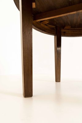 Danish Round Coffee Table in Mahogany, 1960s-UQV-1264073