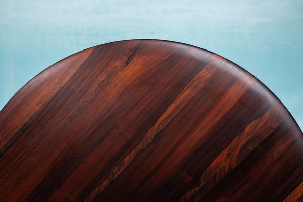 Danish Round Coffee Table in Rosewood from France & Søn-HGA-1352933