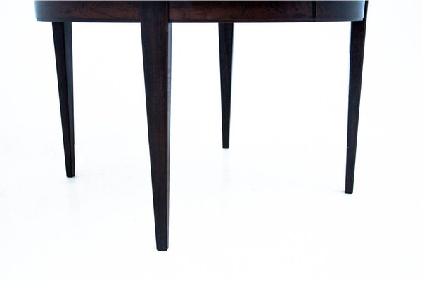 Danish Round Rosewood Dining Table, 1960s-BXB-901130