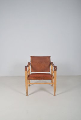 Danish Safari Chair attributed to Aage Bruun & Son, 1950s-VCR-1794682