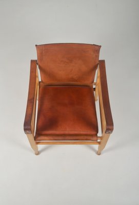 Danish Safari Chair attributed to Aage Bruun & Son, 1950s-VCR-1794682