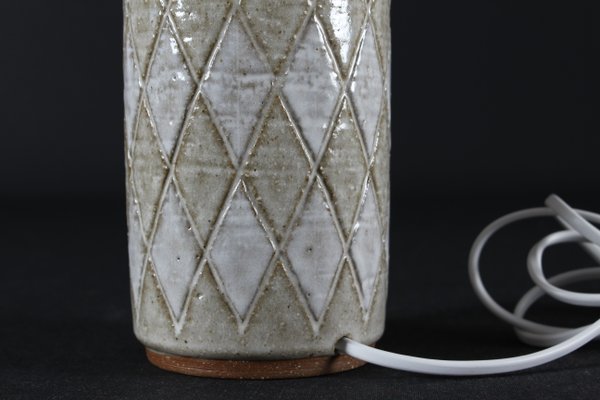 Danish Sand and White Table Lamp by Per Linnemann-Schmidt for Palshus-QQ-1417549