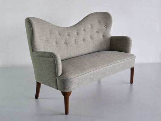 Danish Sculptural Sofa with Wing Shaped Back by Ernst Kühn, 1930s-FMT-1373061