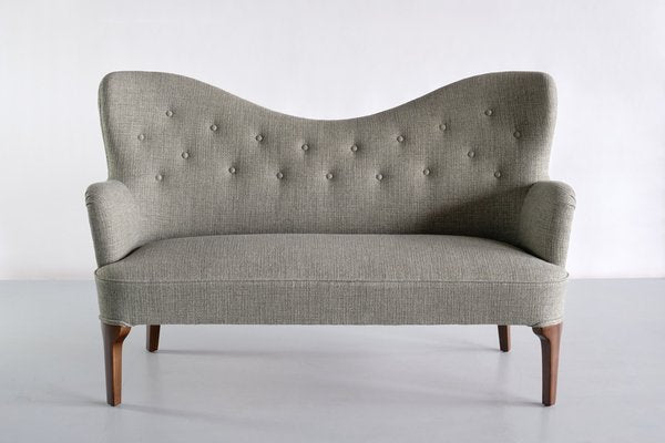 Danish Sculptural Sofa with Wing Shaped Back by Ernst Kühn, 1930s-FMT-1373061