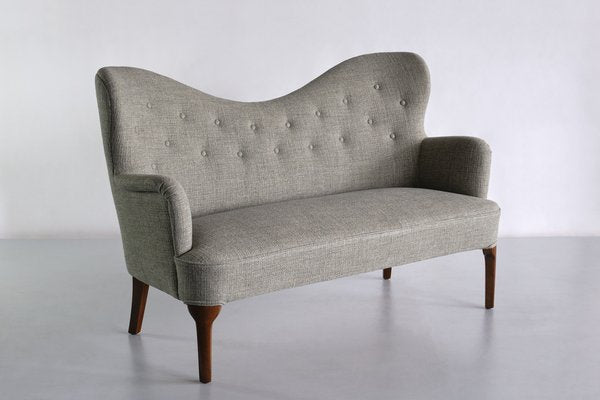 Danish Sculptural Sofa with Wing Shaped Back by Ernst Kühn, 1930s-FMT-1373061