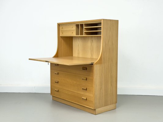 Danish Secretary in Oak by Børge Mogensen for Søborg Møbelfabrik, 1960s-QEQ-2035943