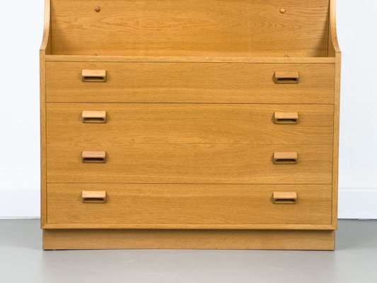 Danish Secretary in Oak by Børge Mogensen for Søborg Møbelfabrik, 1960s-QEQ-2035943