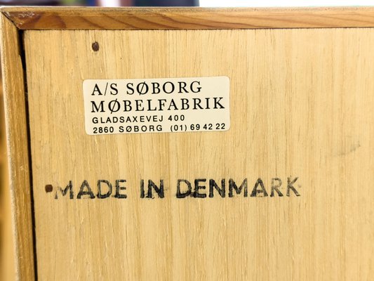 Danish Secretary in Oak by Børge Mogensen for Søborg Møbelfabrik, 1960s-QEQ-2035943