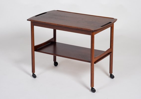 Danish Serving Cart in Teak, 1960s-ZGQ-1383967