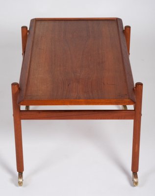 Danish Serving Cart in Teak, 1960s-ZGQ-1383970