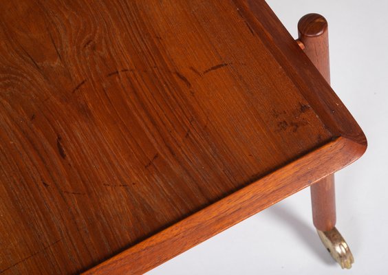 Danish Serving Cart in Teak, 1960s-ZGQ-1383970