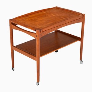 Danish Serving Trolley attributed to Poul Hundevad for Hundevad & Co, Denmark, 1960s-RNH-2016188