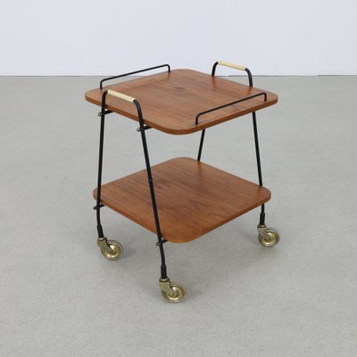 Danish Serving Trolley in Teak, 1960s-RZV-1749717