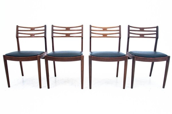 Danish Set of Chairs, 1960s, Set of 4-BXB-912488