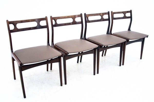 Danish Set of Chairs, 1960s, Set of 4-BXB-912501