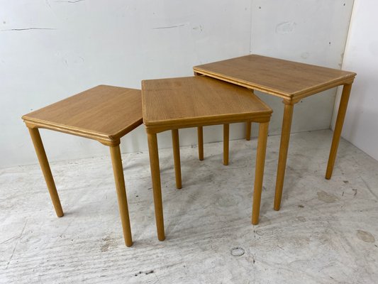 Danish Set Off Nesting Tables by E. W. Bach, 1960s, Set of 3-DE-1081841