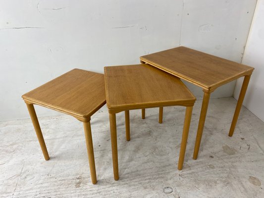 Danish Set Off Nesting Tables by E. W. Bach, 1960s, Set of 3-DE-1081841